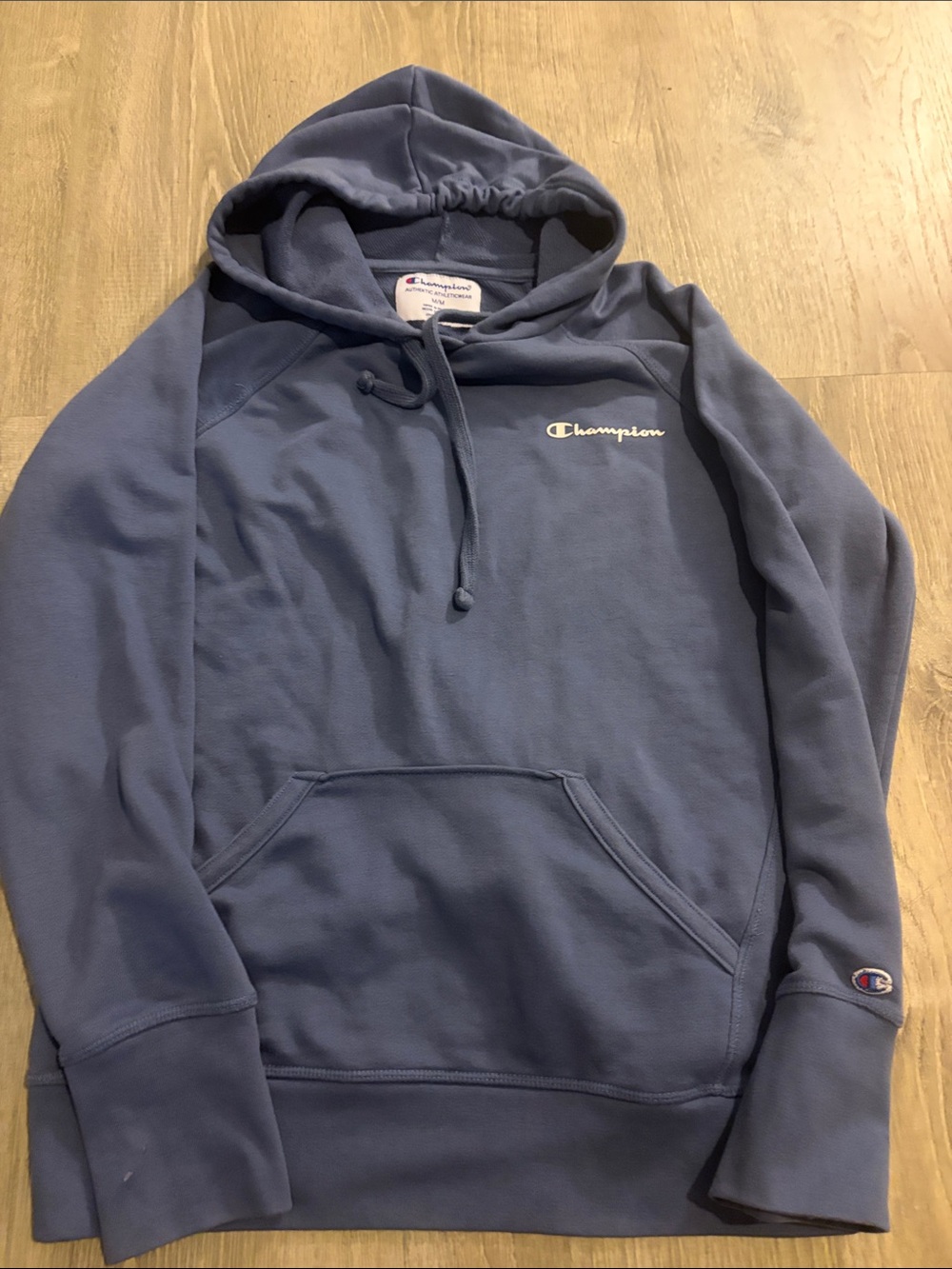 Champion Slate Blue Crewneck Hoodie